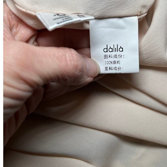 Dalia Dress Women Small Leopard Polyester V Neck Ruffle Wrap Pull On Cap Sleeve‎ - Picture 16 of 16